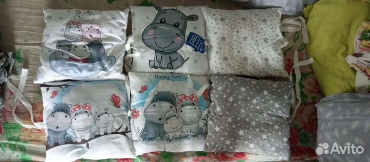 Детские бортики в кроватку