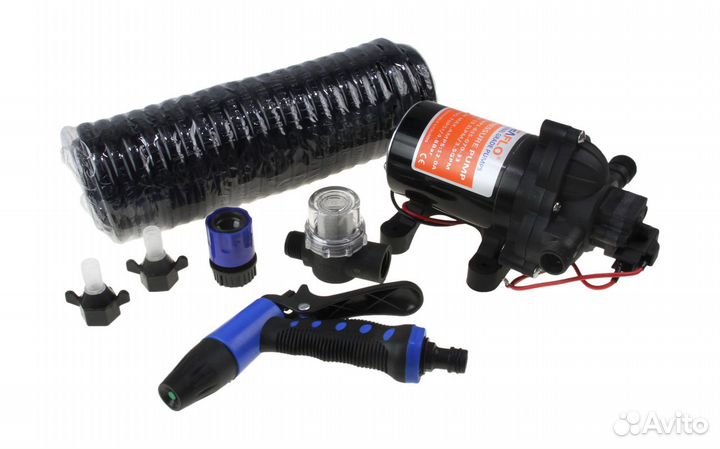 Комплект помывочный SeaFlo, 12 В, 11.6 л/мин, 70 P