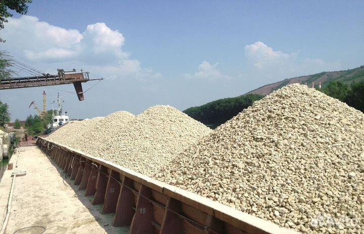 Щебень известняковый с доставкой