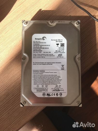 Жесткий диск 320 гб