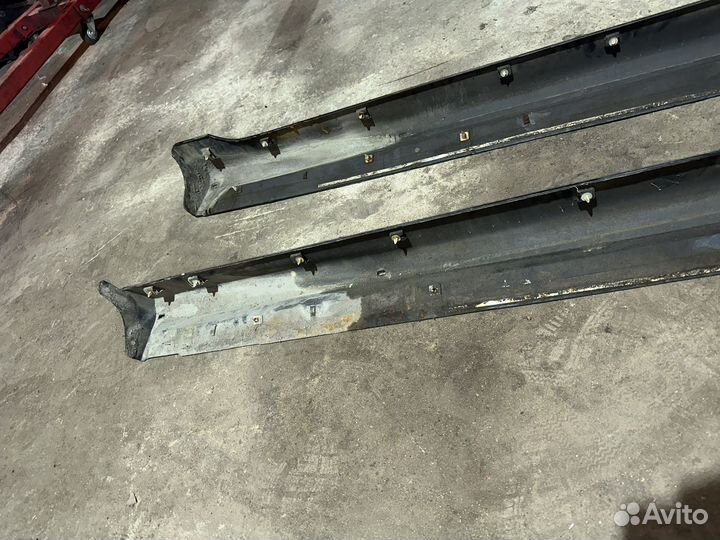 Накладки на пороги Mitsubishi Lancer 9