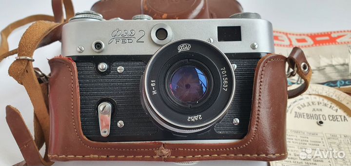 Плёночный фотоаппарат FED 2 фэд 2 СССР