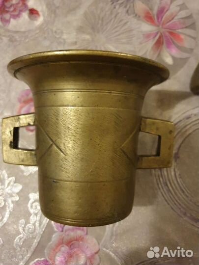 Ступка с пестиком (бронза)