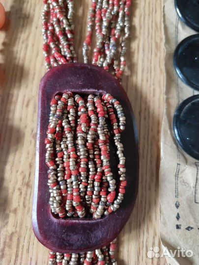 Ожерелье бусы бакелит