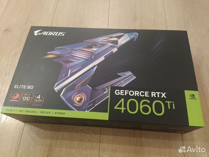 Видеокарта gigabyte rtx 4060Ti Aorus Elite 8GB