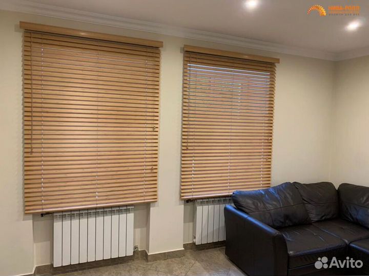 Деревянные жалюзи производство и монтаж