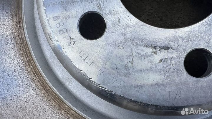 Тормозной диск передний BMW G11 G12 G05 395 x 36