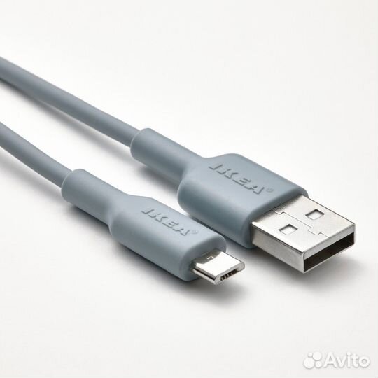 Кабель IKEA sittbrunn USB-A - USB-micro 1 m новый