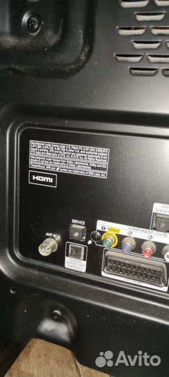 Телевизор ЖК на запчасти samsung разбит экран