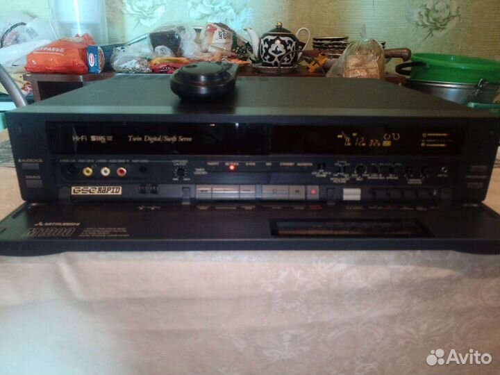 Видеомагнитофон mitsubishi HS-M1000G HI-FI S-VHS