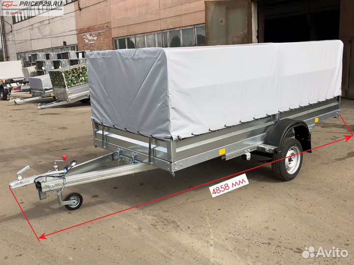 Прицеп 3.5х1.5 с усиленным подрамником