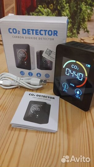 Датчик CO2, влажности и температуры (с экраном)