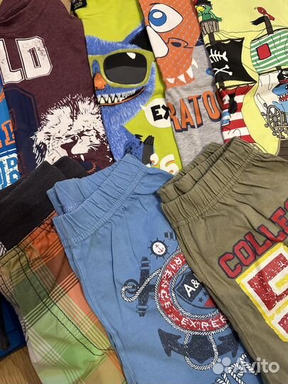 Вещи пакетом на мальчика 110 116