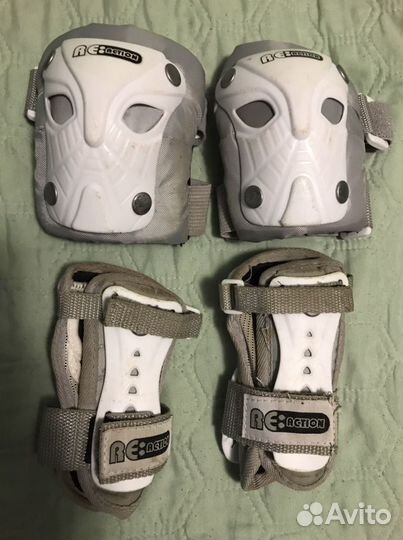 Ролики с сумкой и защитой для коленей и рук