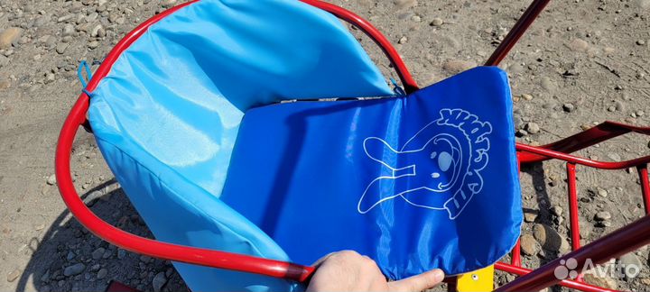 Санки на колёсиках