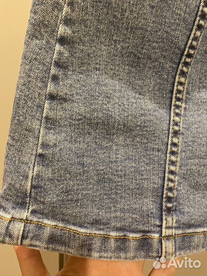 Джинсовая юбка mango