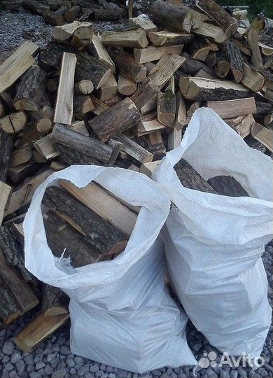Дрова дубовые колотые