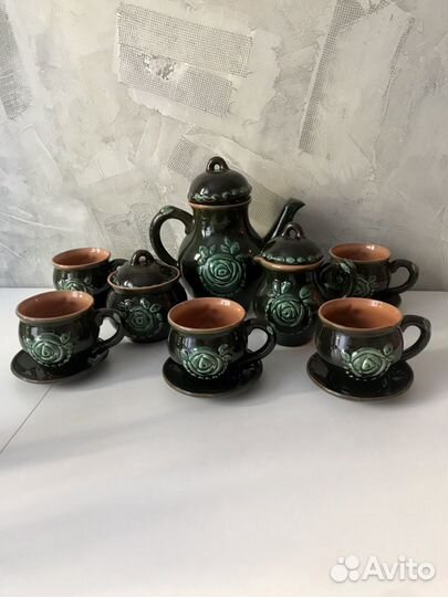 Керамический чайный набор (цена за весь набор указ