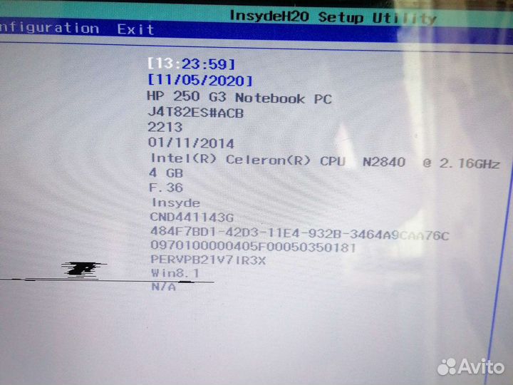 Материнская плата hp 15 hp 250 g3