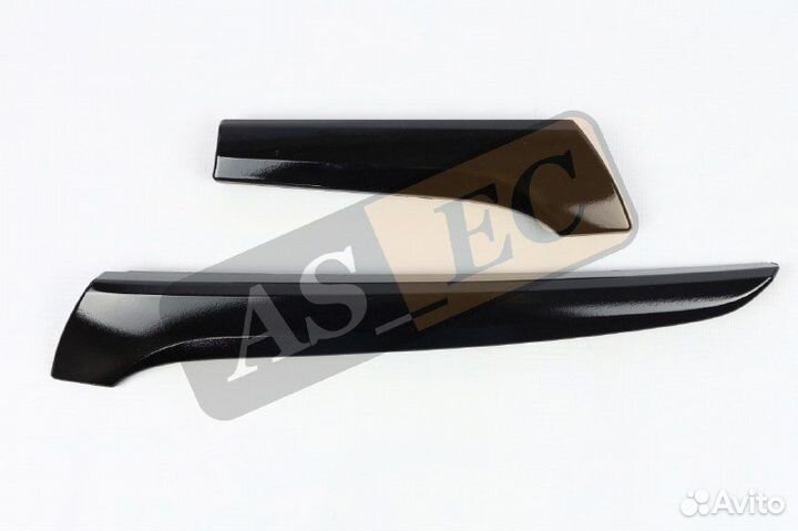 Калина 2/ Гранта фл Молдинг панели Чёрный глянец