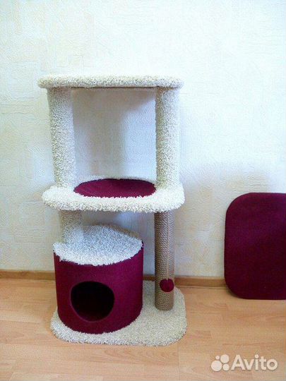Когтеточка + лежанка с гамаком