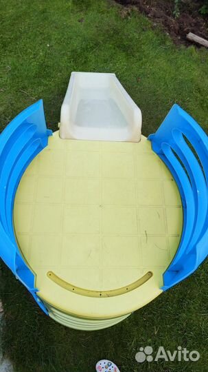 Детская горка пластиковая уличная бу