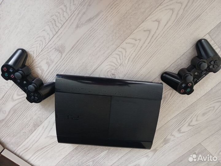 Игровая приставка ps3 super slim прошитая