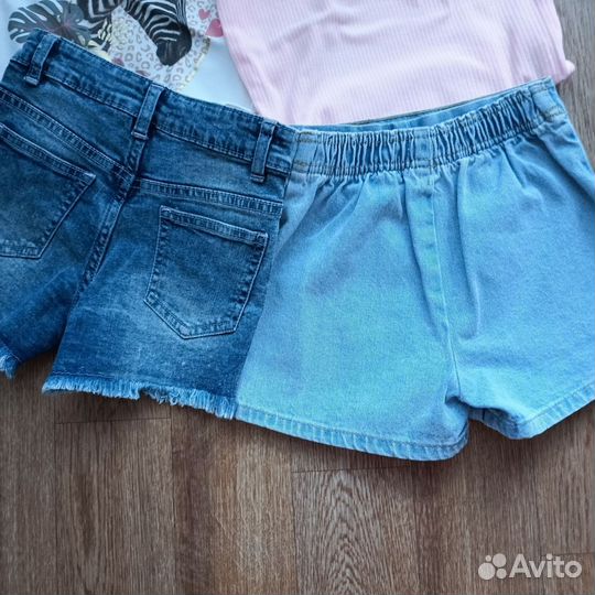 Комплект: шорты+футболки, р. 110