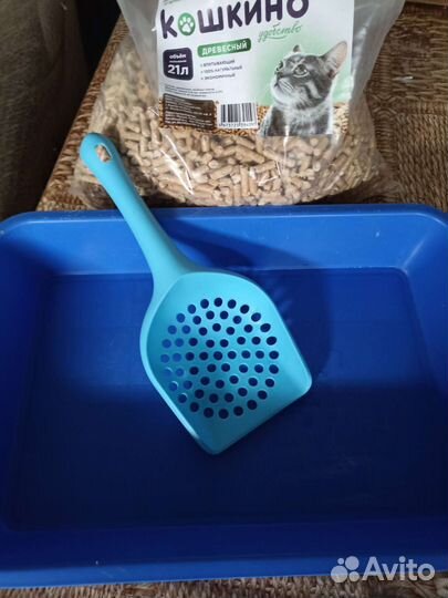 Лоток для кошек + лопатка