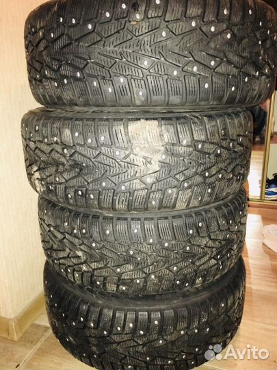 Колеса BMW r16 зимние Nokian Hakkapelita 7 (шипы)