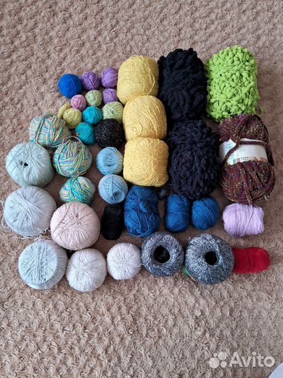 Остатки пряжи пакетом