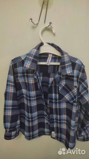 Рубашка play today фланель р. 116