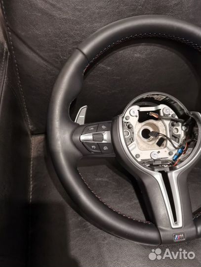 Руль BMW M5 F10 M6 F06 F12 F13 Рест вибро