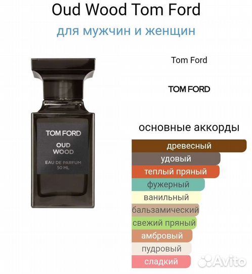 Tom Ford oud wood оригинал распив