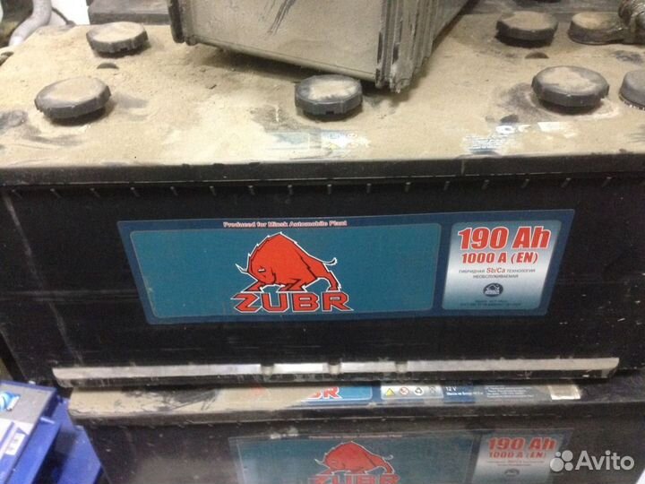 190Ач Аккумулятор Б/у Зубр 6ст-190