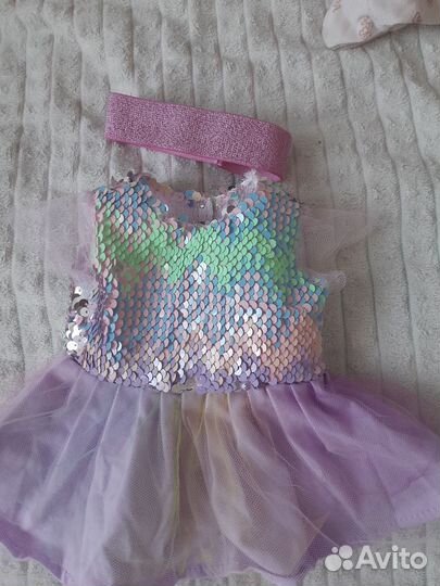 Кукла беби бон 45см с одеждой и кроваткой