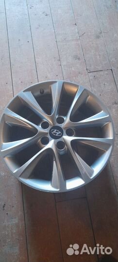 Литые диски на Hyundai sanata r 17