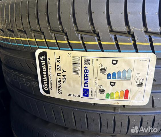 Continental PremiumContact 6 275/35 R22 и 315/30 R22