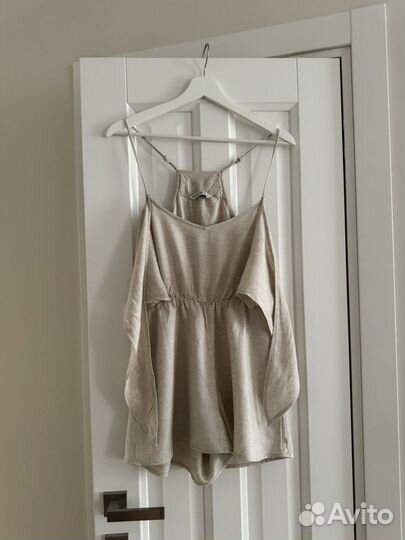 Комбинезон летний льняной Stradivarius XS/S