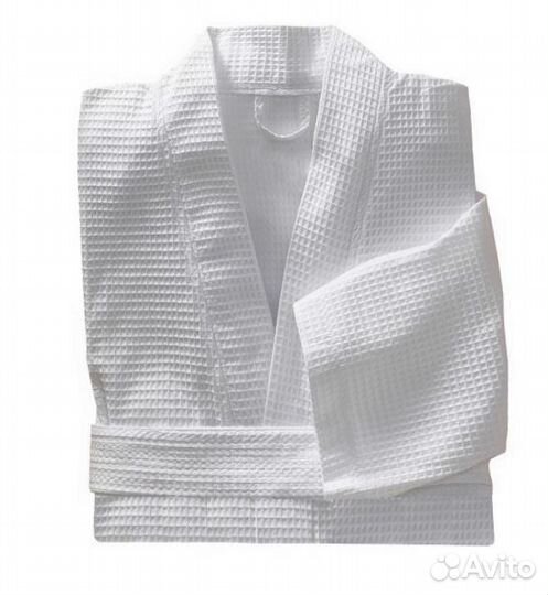 Халат вафельный белый для гостиниц и отелей