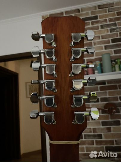 12 струнная гитара, акустическая