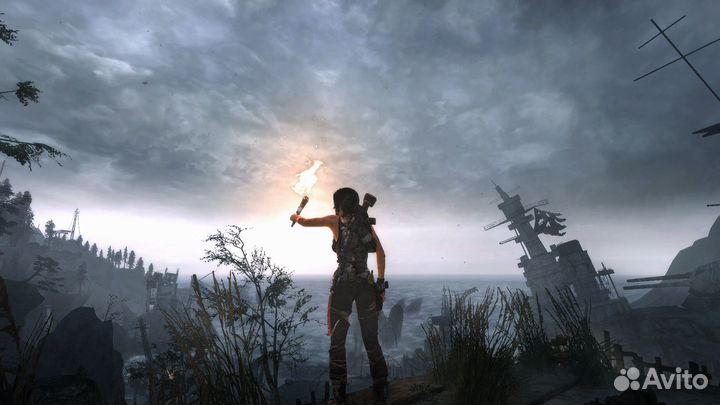 Tomb Raider: Definitive Edition диск для PS4