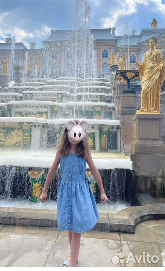 Джинсовый сарафан