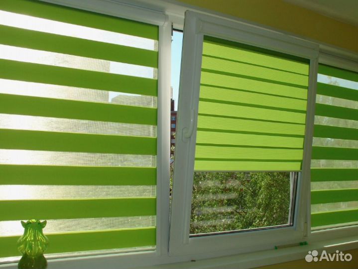 Жалюзи. Рулонные шторы (день-ночь). На заказ