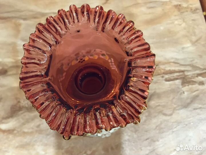 Ваза стекло чехия