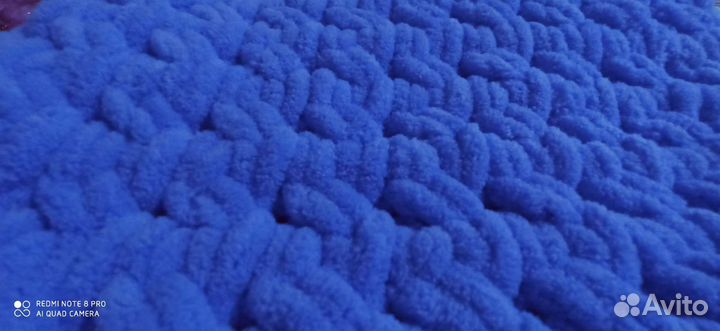 Плед детский вязаный ручная работа