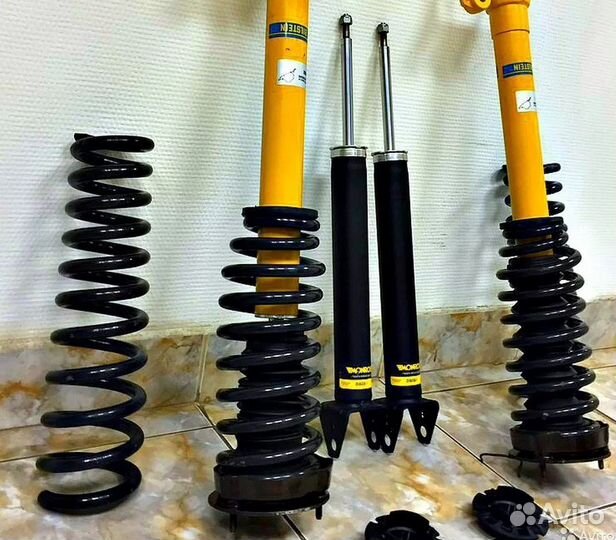 Комплект для перехода с пневмы на пружины