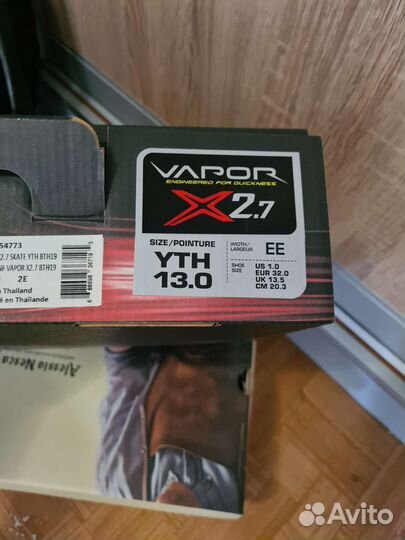 Хоккейные коньки bauer vapor х 2.7