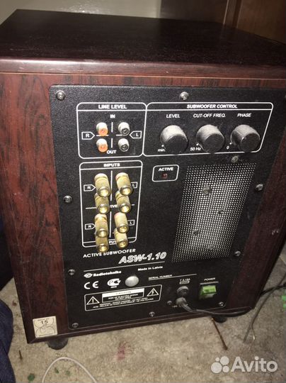 Сабвуфер Cortland и Radiotehnika