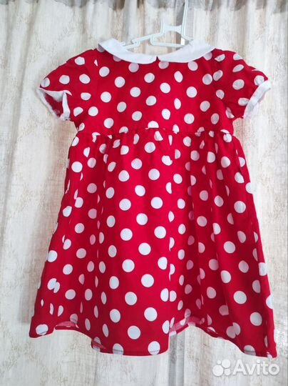 Платье в горошек для девочки